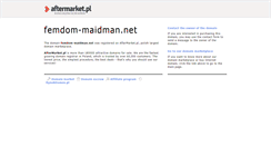 Desktop Screenshot of femdom-maidman.net