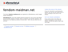 Tablet Screenshot of femdom-maidman.net